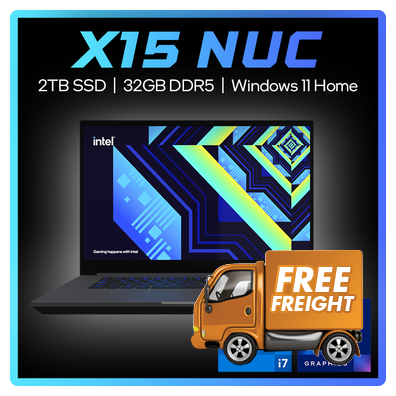 Alliance Intel NUC X15 15.6 i7 Laptop Win 11 BAC71HBBU6000-32GB-2TB-WIN11H