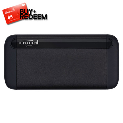 Crucial X8 1TB Portable SSD CT1000X8SSD9, *$5 Voucher by Redemption