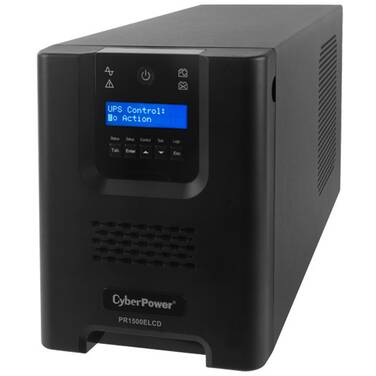 1500VA CyberPower PRO Series Tower UPS with LCD PN PR1500ELCD
