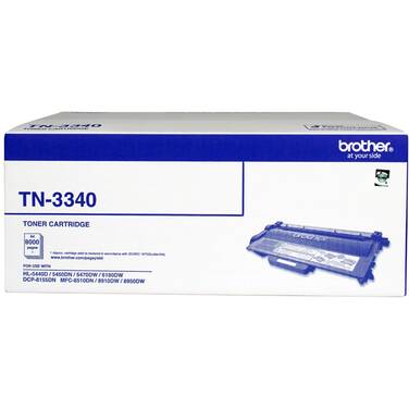 Brother TN-3340 Black High Yield Toner Cartridge (8 000 Pages)