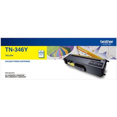 Brother TN-346Y Yellow Toner Cartridge (3 500 Pages)