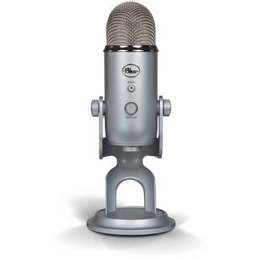 Blue Yeti Silver USB Microphone 988-000449