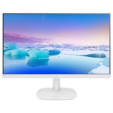 24 Philips 243V7QDAW FHD IPS White Monitor with Speakers