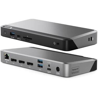 Alogic DX3 Triple 4K Display USB-C Docking Station with 100W Power Delivery