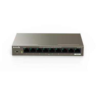 9 Port Tenda TEG1109P-8-102W Gigabit Network Switch With 8-Port Power over Ethernet