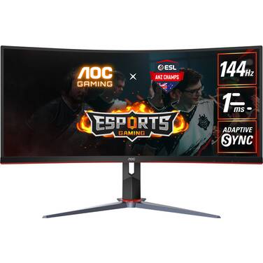 Aoc Cu G X Va Curved Hz Wqhd Freesync Gaming Monitor Ca