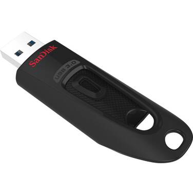 128GB SanDisk Ultra USB 3.0 Flash Drive CZ48 Black SDCZ48-128G-U46