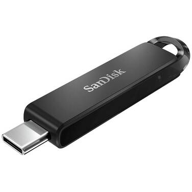 128GB SanDisk Ultra USB Type C 3.1 Flash Drive CZ460 Black SDCZ460-128G-G46