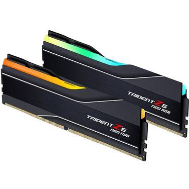 64GB (2x16GB) G.Skill Trident Z5 NEO 6000MHz CL32 DDR5 Black RGB Ram for AMD