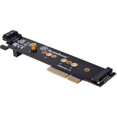Silverstone ECM28 1x NVMe (M Key) & 1x SATA (B Key) M.2 SSD to PCI-E