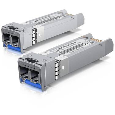 2-Pack Ubiquiti UniFi 10Gbps SM Duplex SFP+ Transceiver Duplex LC
