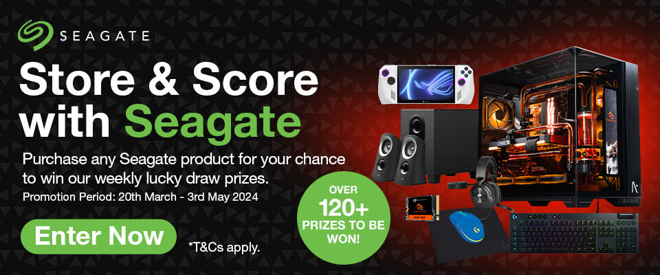 Seagate Store and Score Q124 Promotion & Landing Page