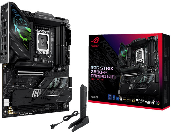 asus s1851 atx rog strix z890-f gaming wifi ddr5 motherboard