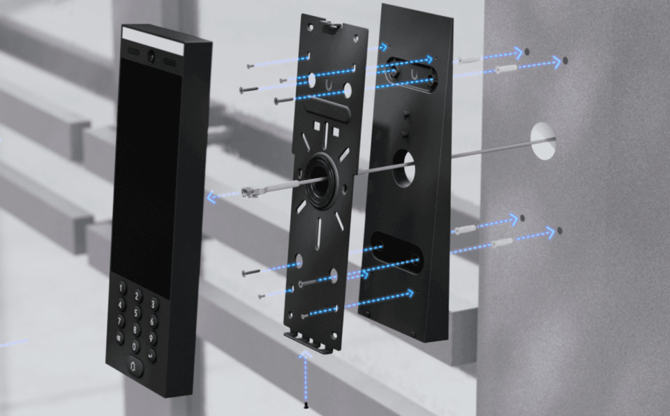 ubiquiti uacc-intercom-sam intercom surface angle mount