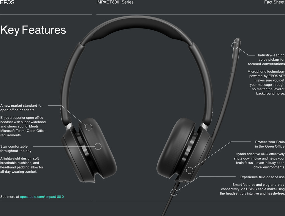 epos impact 860t anc wired headset