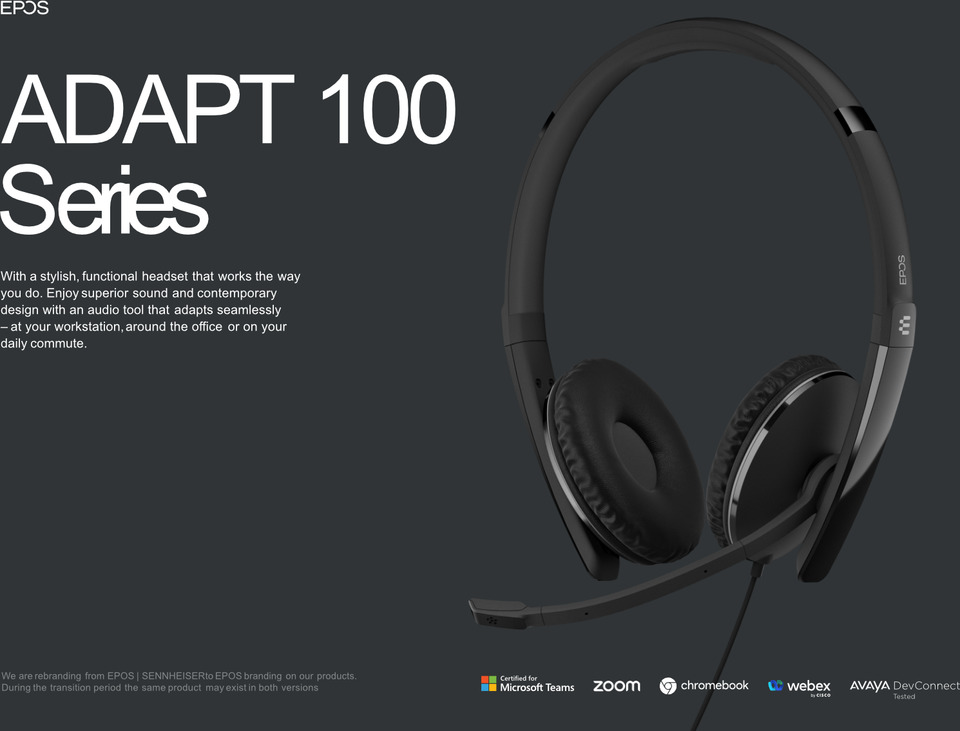 epos adapt 165 usb-c ii wired headset