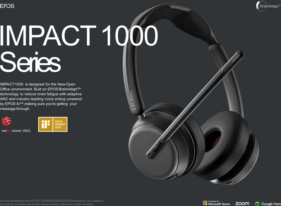 epos impact 1060t anc wireless bluetooth headset