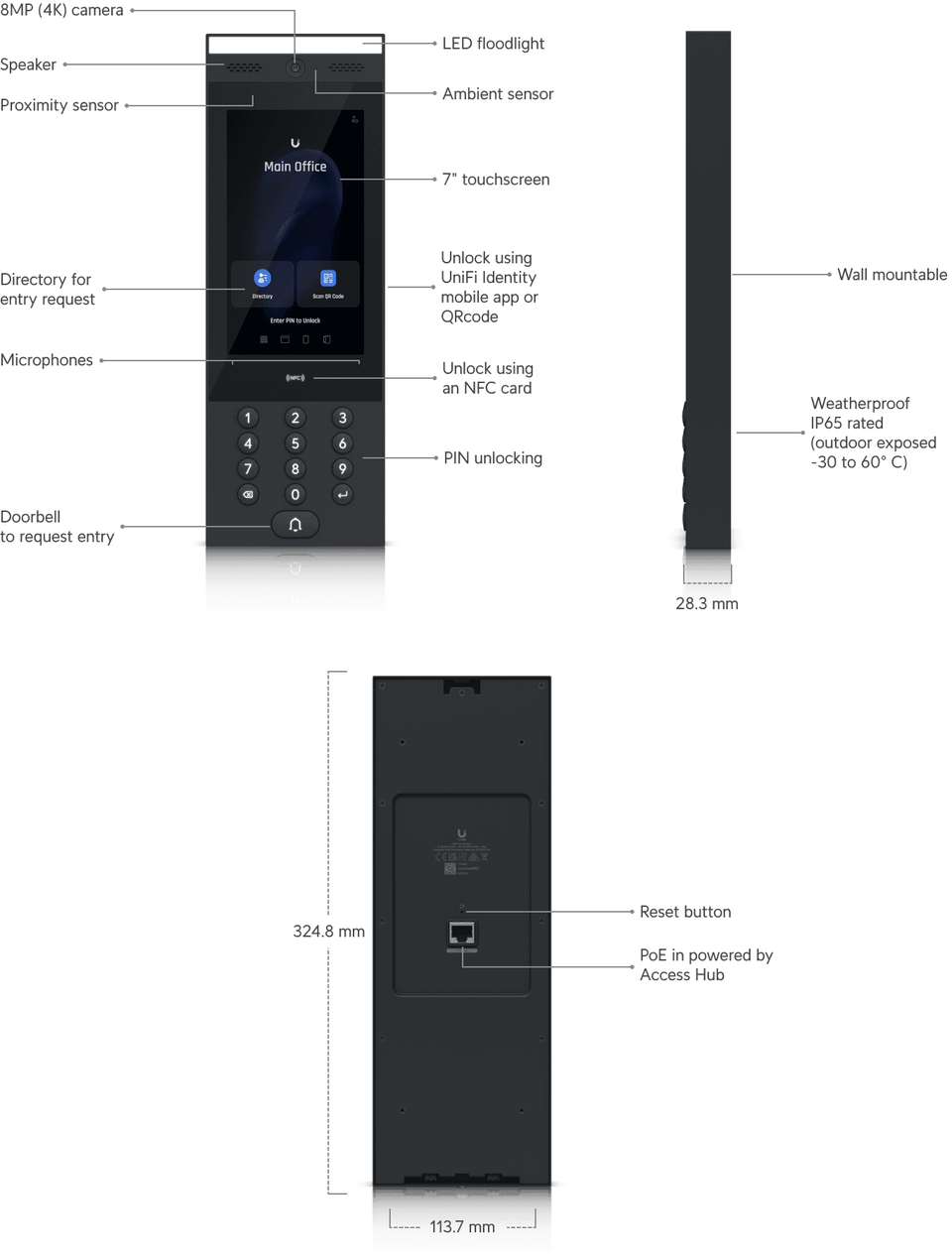 ubiquiti ua-intercom indooroutdoor intercom terminal