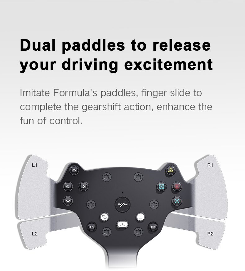 pxn v10 premium force feedback steering wheel