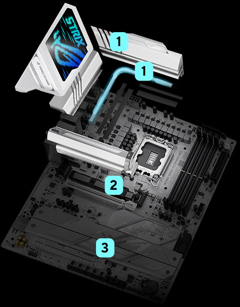 asus s1851 atx rog strix z890-a gaming wifi ddr5 motherboard