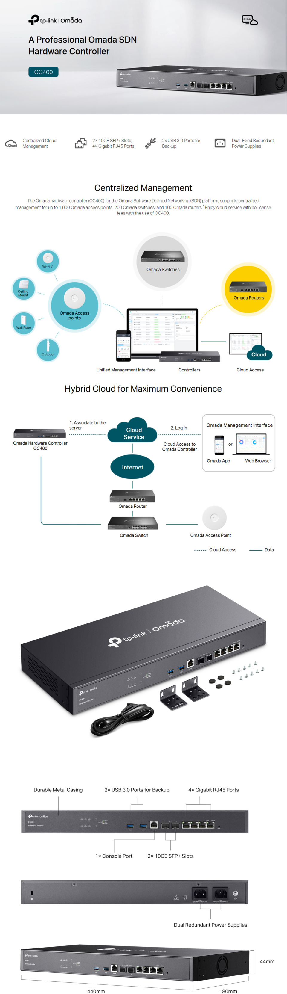 tp-link oc400 omada hardware controller