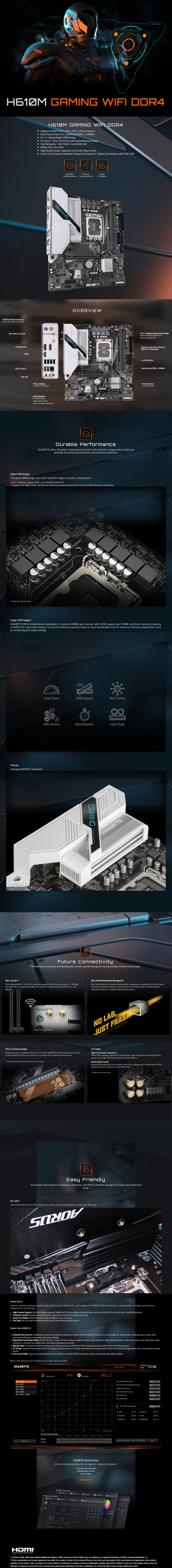 msi s1700 microatx h610m gaming wf ddr4 motherboard