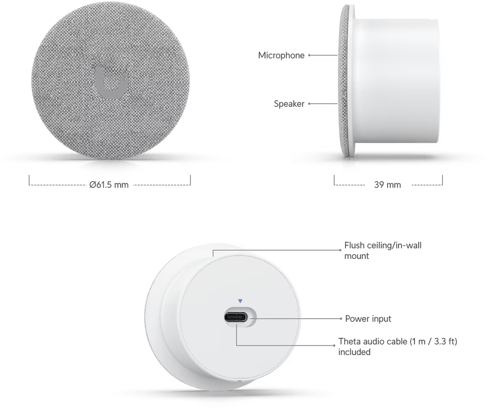 ubiquiti uvc-ai-theta-audio two-way audio module