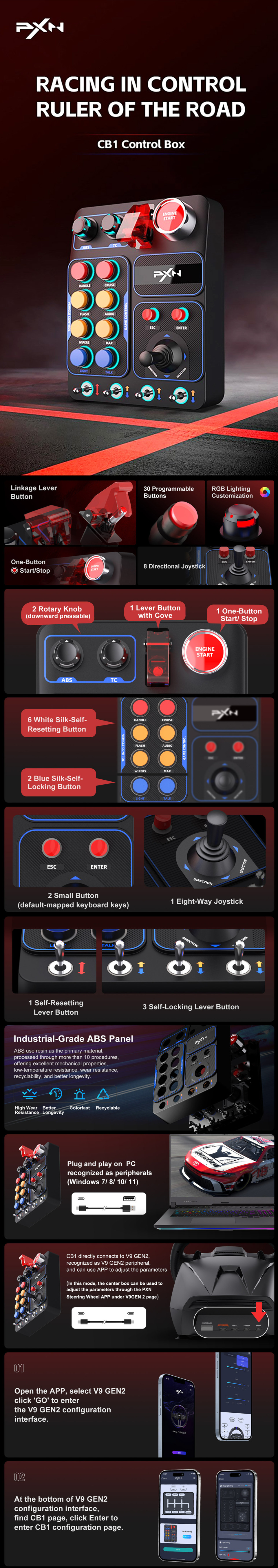 pxn cb1 programmable control box