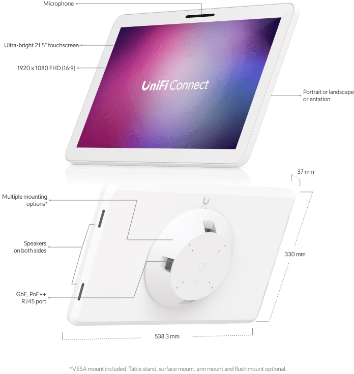 ubiquiti unifi uc-display 215 fhd connect display