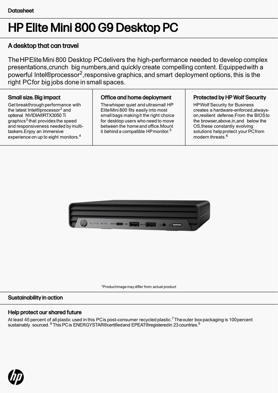 hp elite mini 800 g9 i5 16gb512gb sff desktop win11 pro