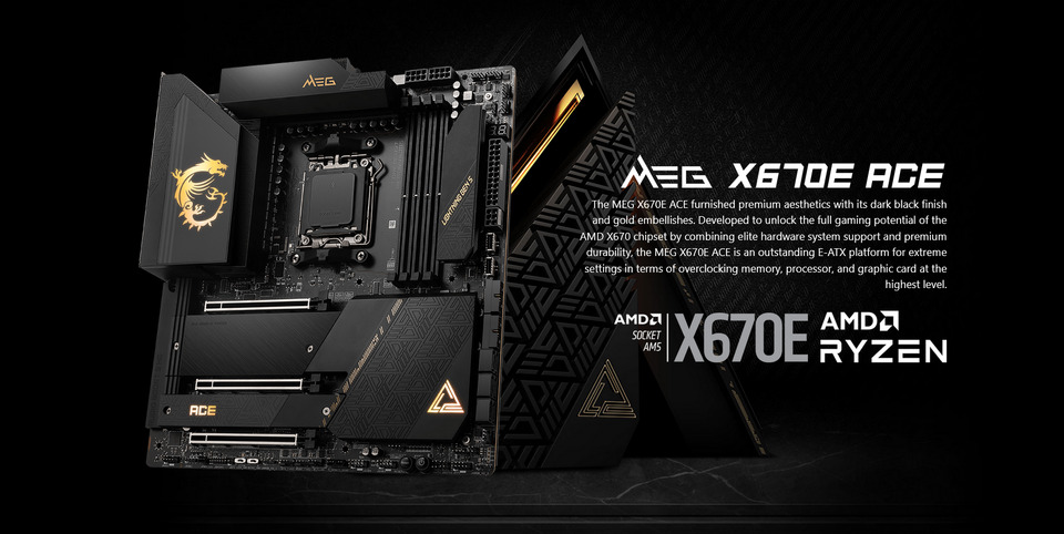 MSI MEG X670E ACE AMD Motherboard
