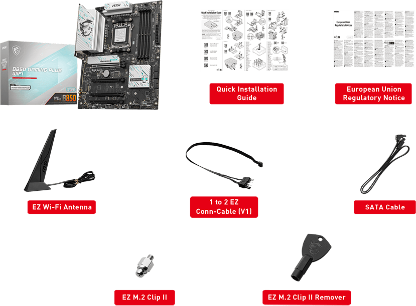 msi am5 atx b850 gaming plus wifi motherboard