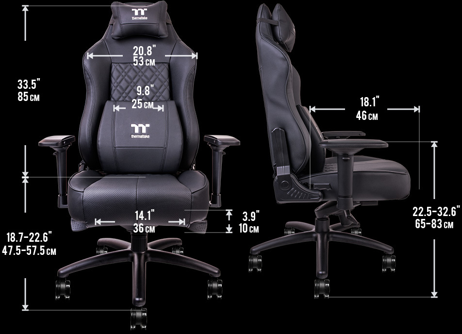 Thermaltake X Comfort Air Gaming Chair Black | Computer Alliance