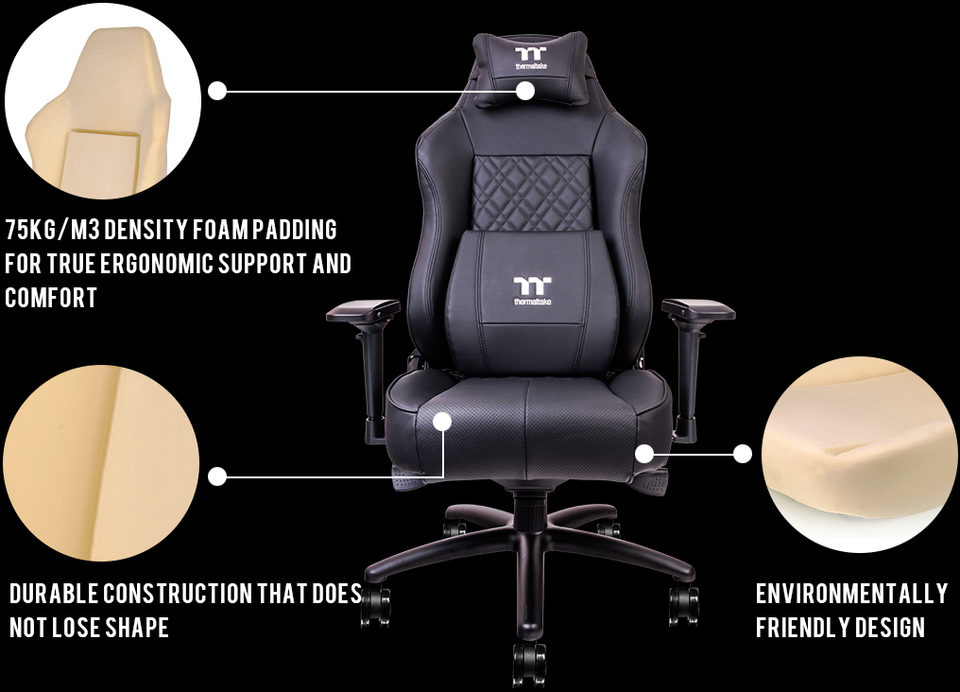 Thermaltake X Comfort Air Gaming Chair Black | Computer Alliance
