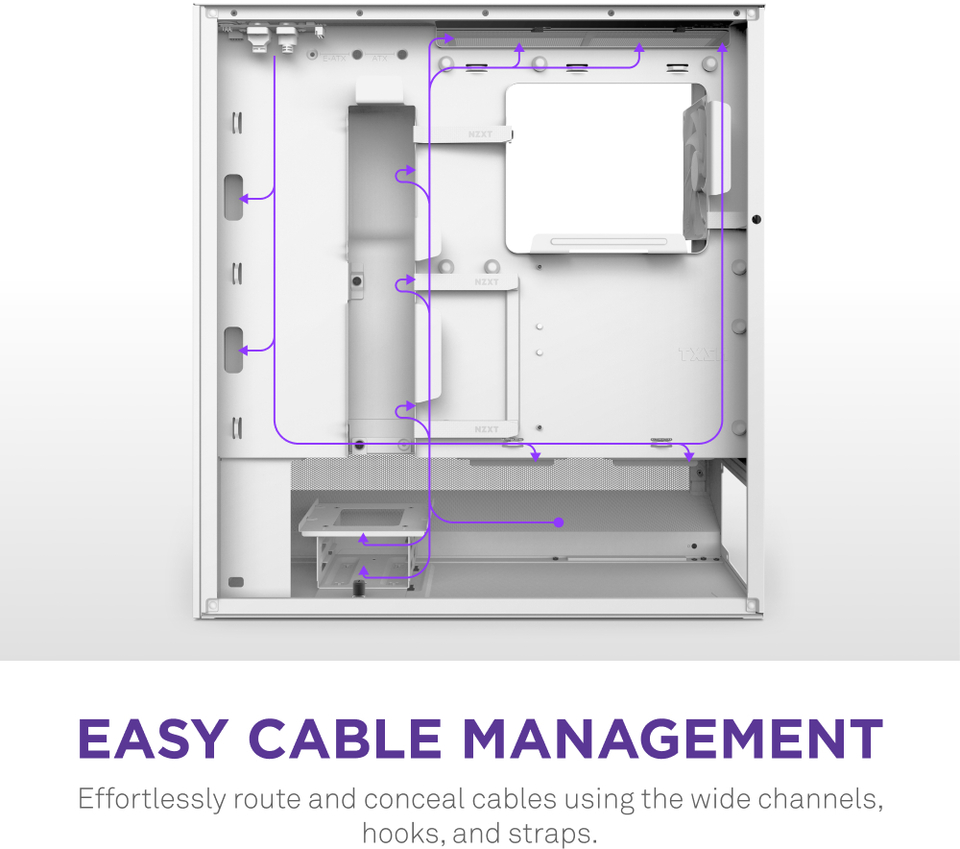 nzxt atx h5 flow rgb 2024 white case cc-h52fw-r1