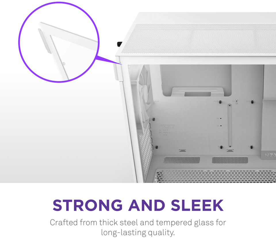 nzxt atx h5 flow rgb 2024 white case cc-h52fw-r1