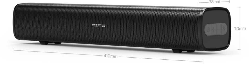 Creative Stage AIR Bluetooth Under Monitor Speaker Black 54651192348 | eBay