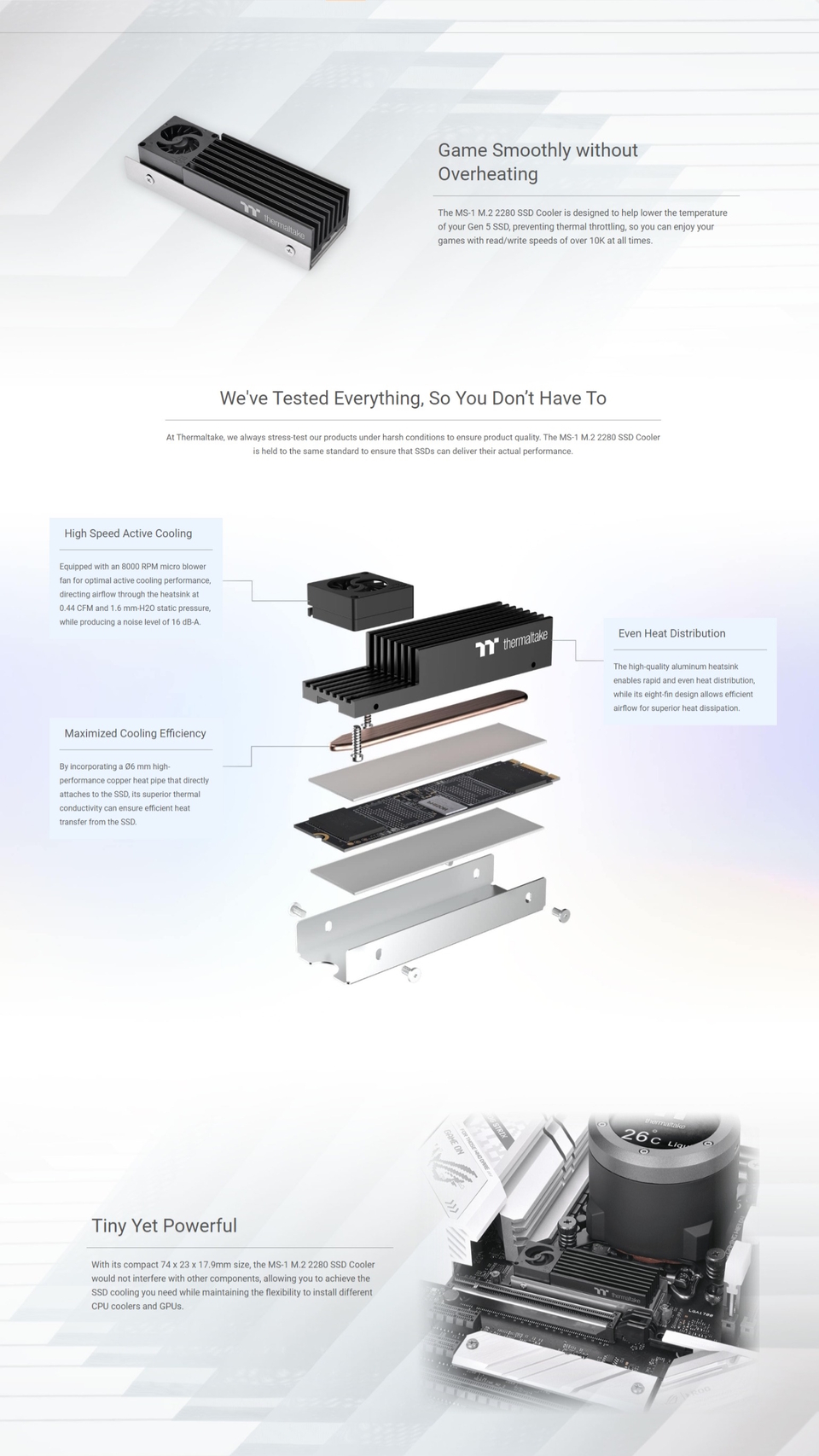 thermaltake ms-1 m2 2280 ssd cooler