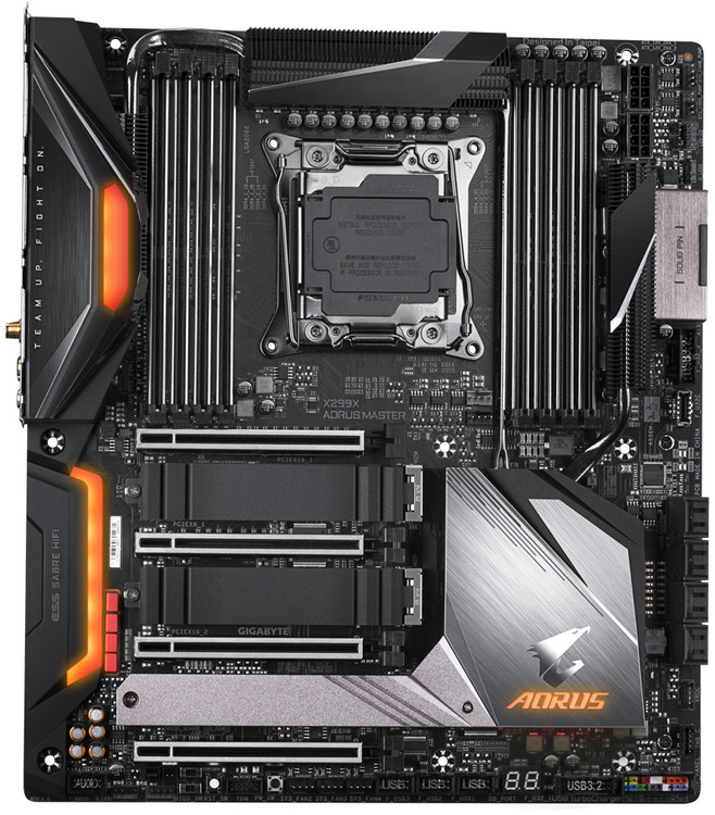 Материнская плата gigabyte x299x aorus master обзор