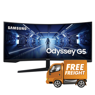 34 Samsung Odyssey G55 LC34G55TWWEXXY WQHD Curved Monitor