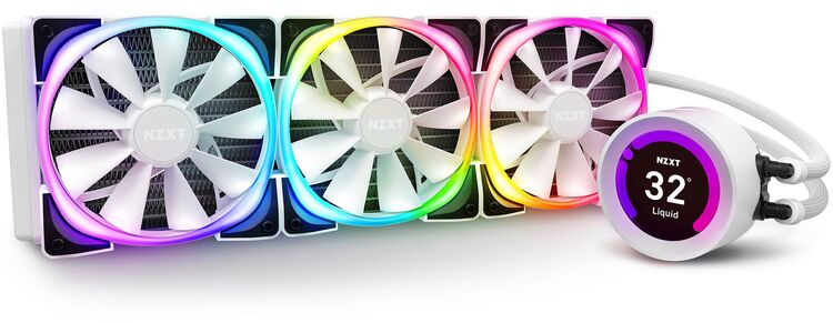 NZXT Kraken Z73 White RGB 360mm AIO Liquid CPU Cooler RL-KRZ73-RW | CA