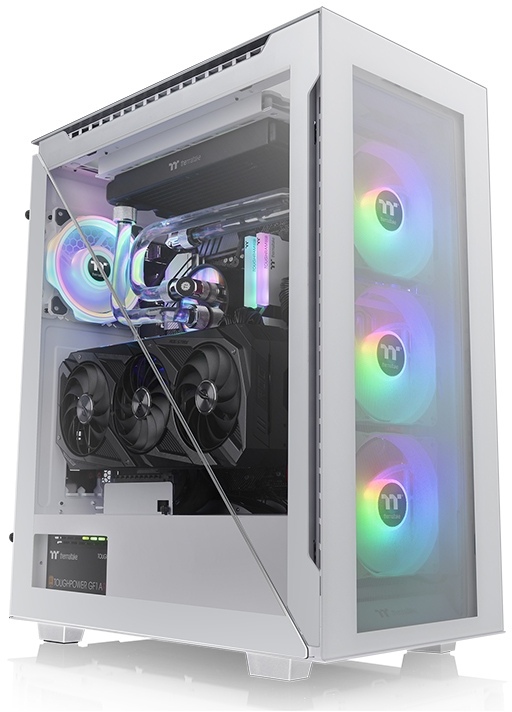 Thermaltake ATX Divider 500 TG ARGB Case White CA-1T4-00M6WN-01 | CA