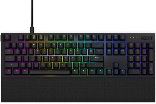 NZXT Function Red Mechanical USB Black Gaming Keyboard KB-1FSUS-BR | CA