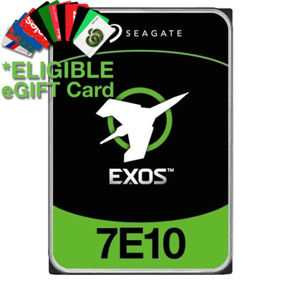8TB Seagate Exos 7E10 3.5 SATA Enterprise HDD ST8000NM017B, *Eligible for BONUS eGift Card, T&Cs Apply