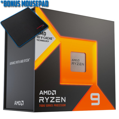 AMD AM5 Ryzen 9 7950X3D 16 Core CPU (No Cooler) 100-100000908WOF, *BONUS HyperX Mouse Pad