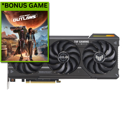 ASUS RTX 4070 12GB TUF OC Gaming TUF-RTX4070-O12G-GAMING Graphics Card, *Bonus Game, Star Wars Outlaws via redemption