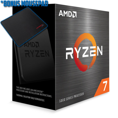 AMD AM4 Ryzen 7 5700X3D 8 Core 4.1GHz CPU 100-100001503WOF, *BONUS HyperX Mouse Pad