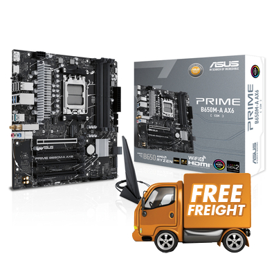 ASUS AM5 MicroATX PRIME B650M-A AX6-CSM Motherboard