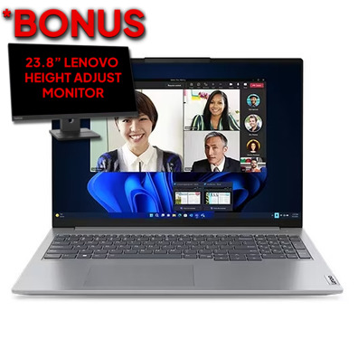 Lenovo ThinkBook 16 G6 Core i7 16 Laptop Win 11 Pro, *BONUS Lenovo 23.8 Monitor