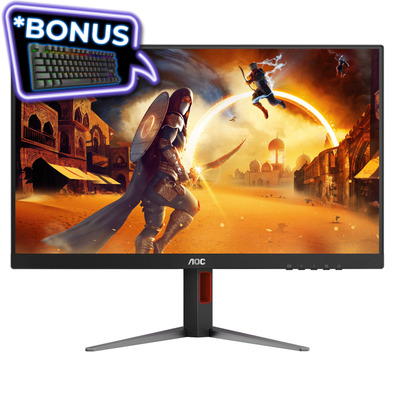 27 AOC Q27G4N QHD 180Hz VA Gaming Monitor, *BONUS Keyboard via redemption